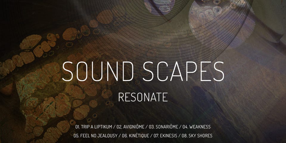 CD Cover: SOUND SCAPES ( RESONATE ) / Llimited music album