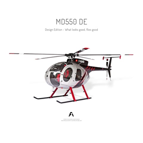 RC Model: MD550 DE / Design Edition RC helicopter model aircraft