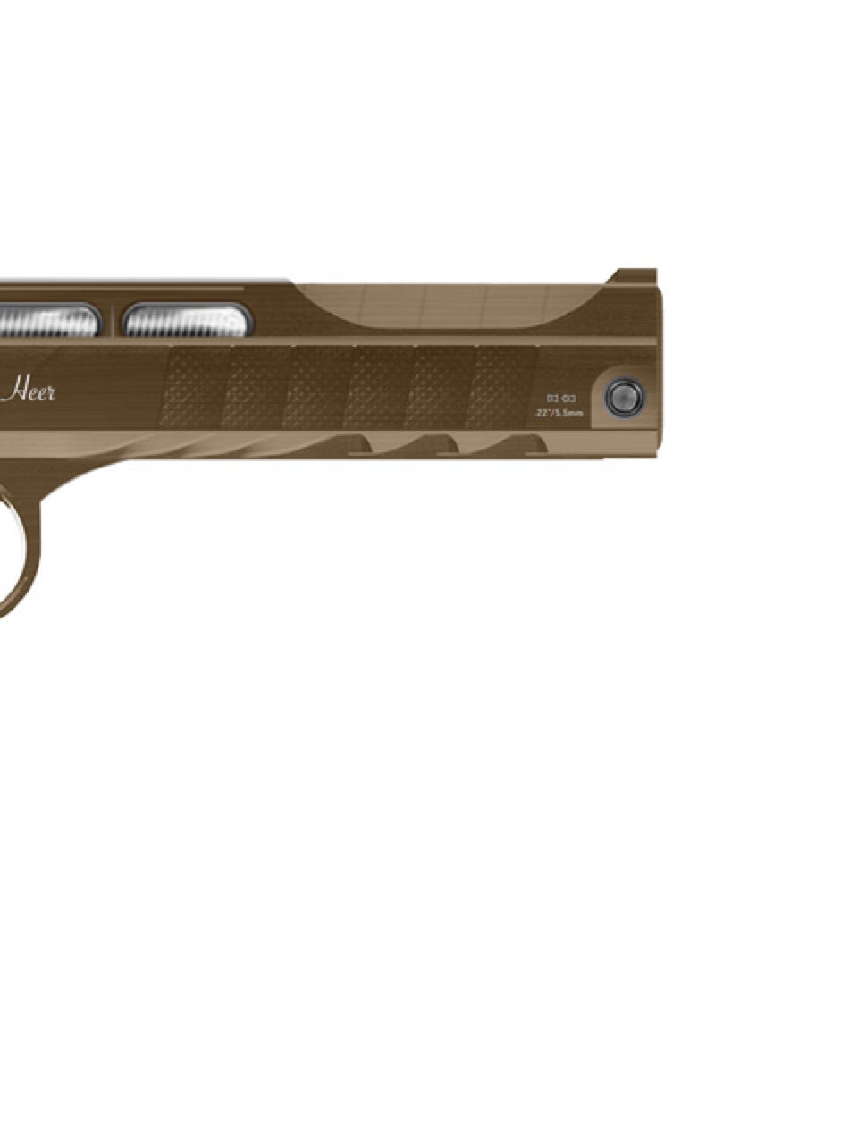 Pistol: SKULL P-7 HEER / High power and precision air gun pistol