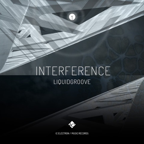 CD Cover: LIQUIDGROOVE ( INTERFERENCE ) / Electronic music remix slbum
