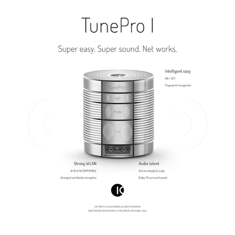 Audio: IO TunePro I / Audio airtune wlan speaker system