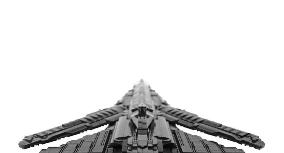 Legomoc: BLACK ATOMS Y-1 / Military supersonic atomic bomber